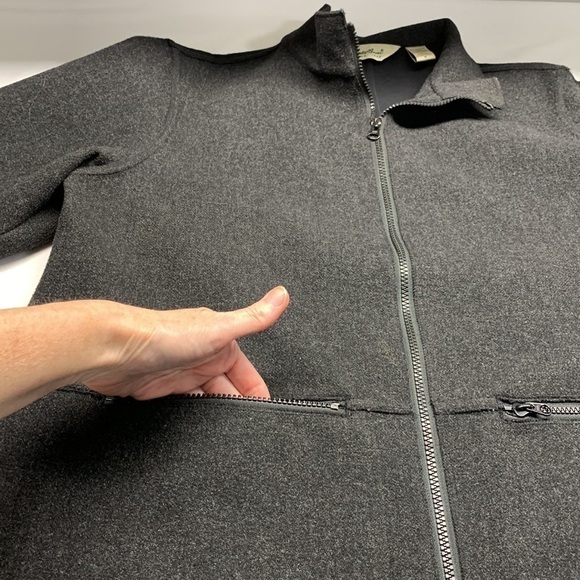 Eddie bauer lightweight wool jacket size medium colour charcoal - Picture 5 of 12